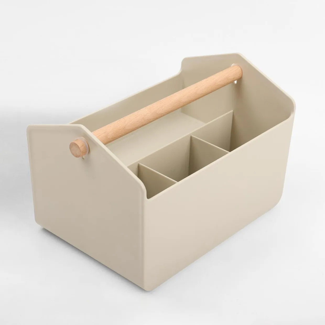 Organizer z szufladą beżowy 23x14,5x14,5 cm