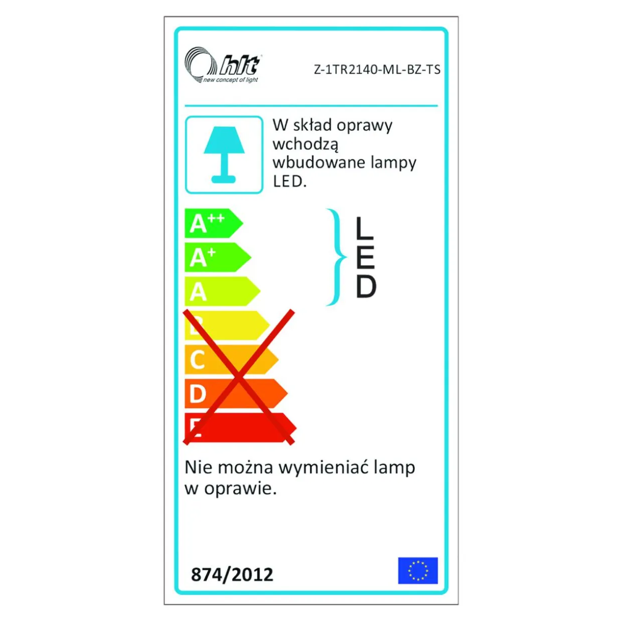 Oświetlenie pionowe LED LUMEN Q+TREND 214 cm, barwa zimna