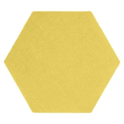 Panel tapicerowany FIBI HEXAGON 20x20, żółty