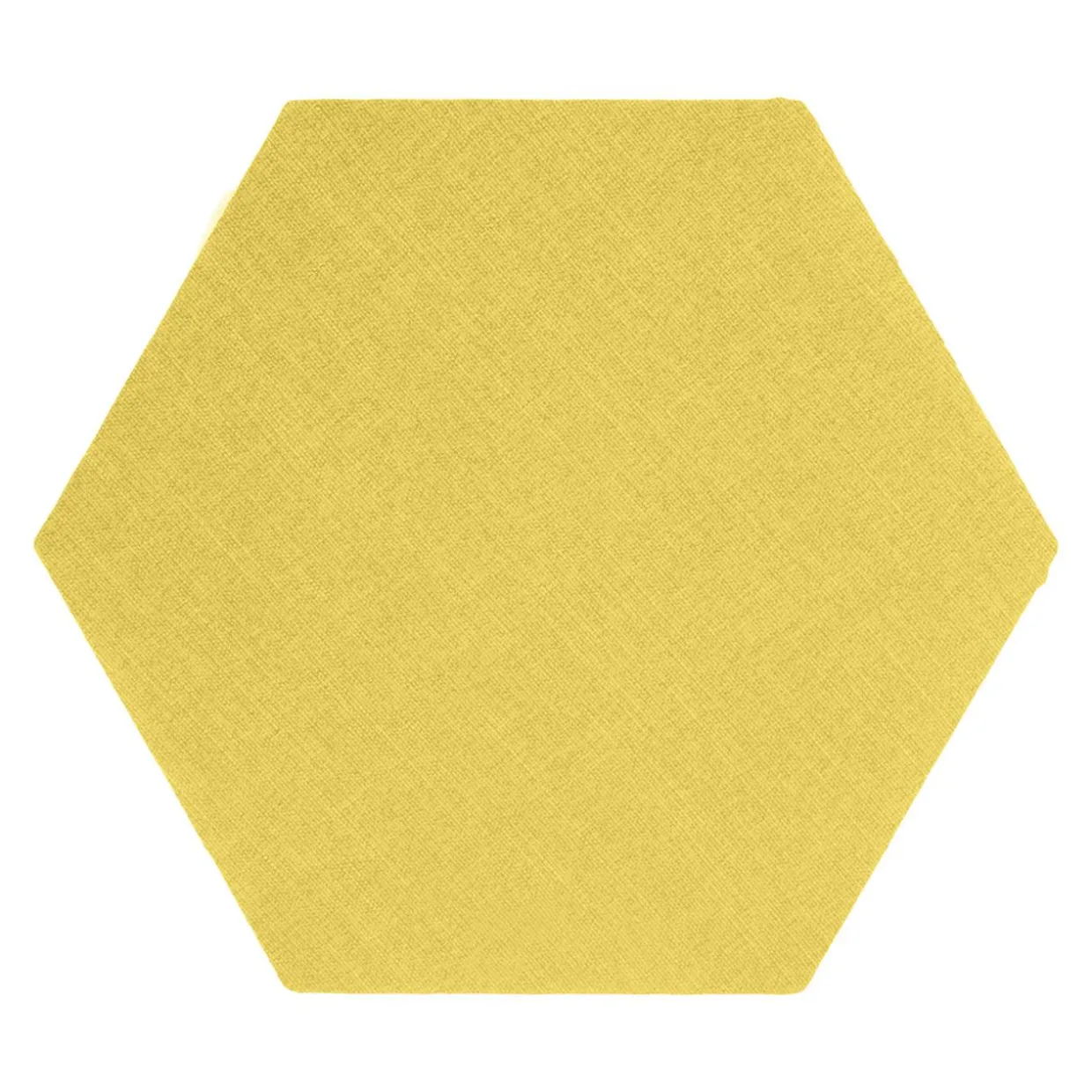 Panel tapicerowany FIBI HEXAGON 20x20, żółty