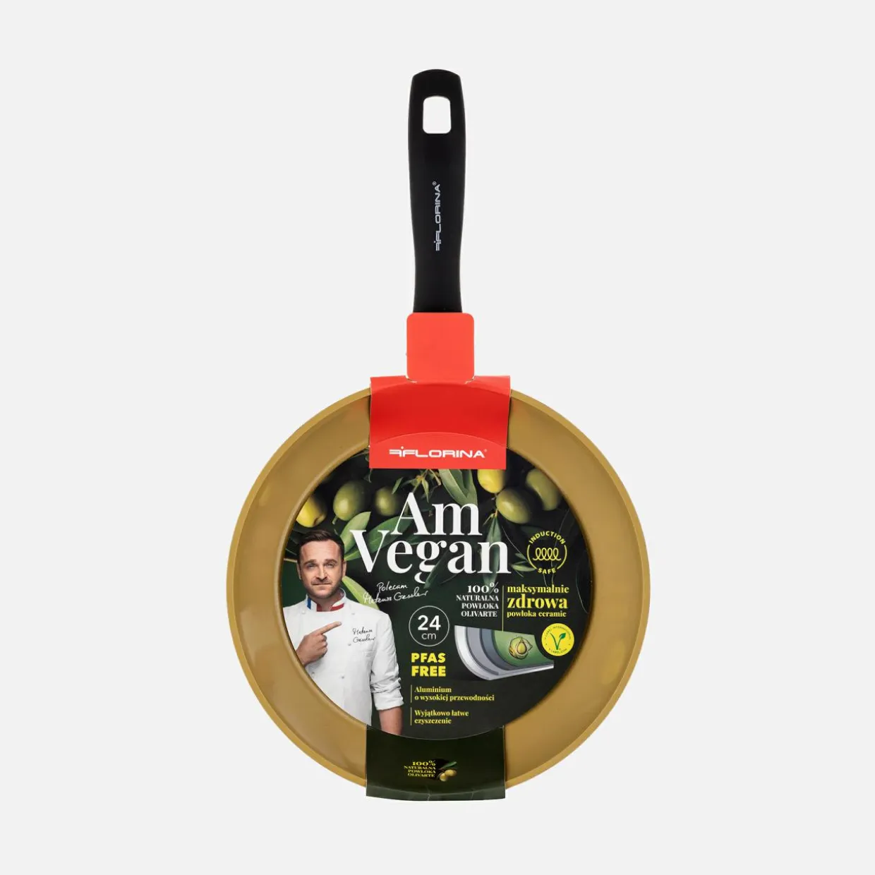Patelnia aluminiowa AmVegan 24 cm