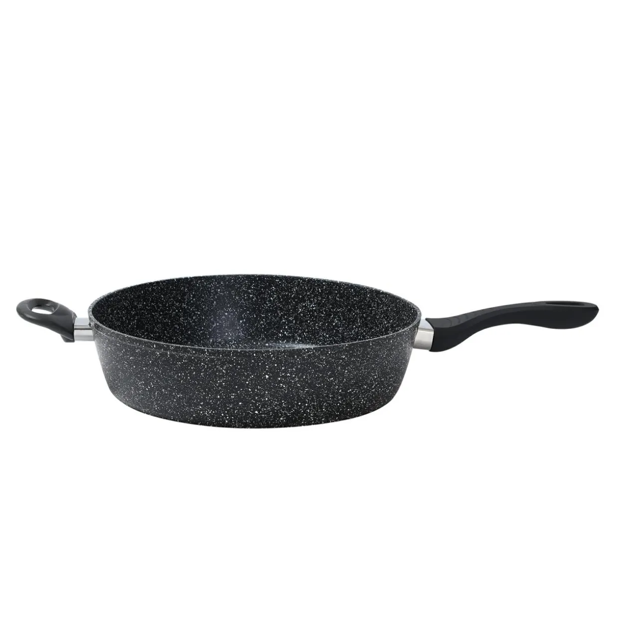 Patelnia aluminiowa czarna BIG 32 cm