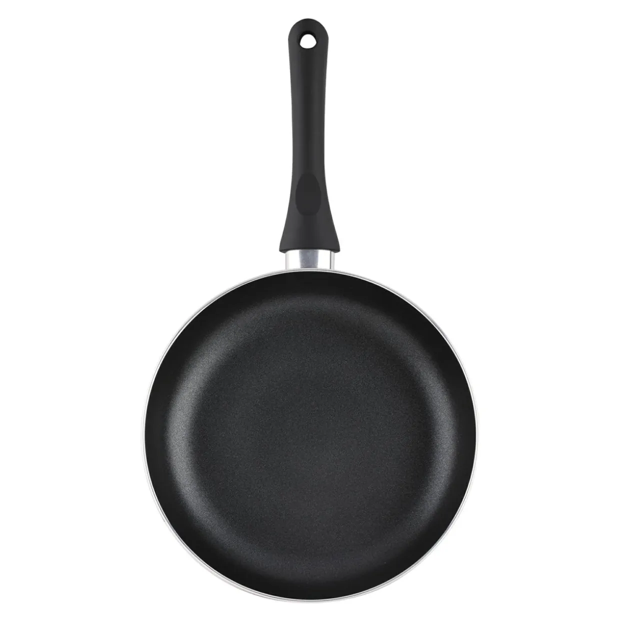Patelnia na indukcję czarna BASIS 24 cm