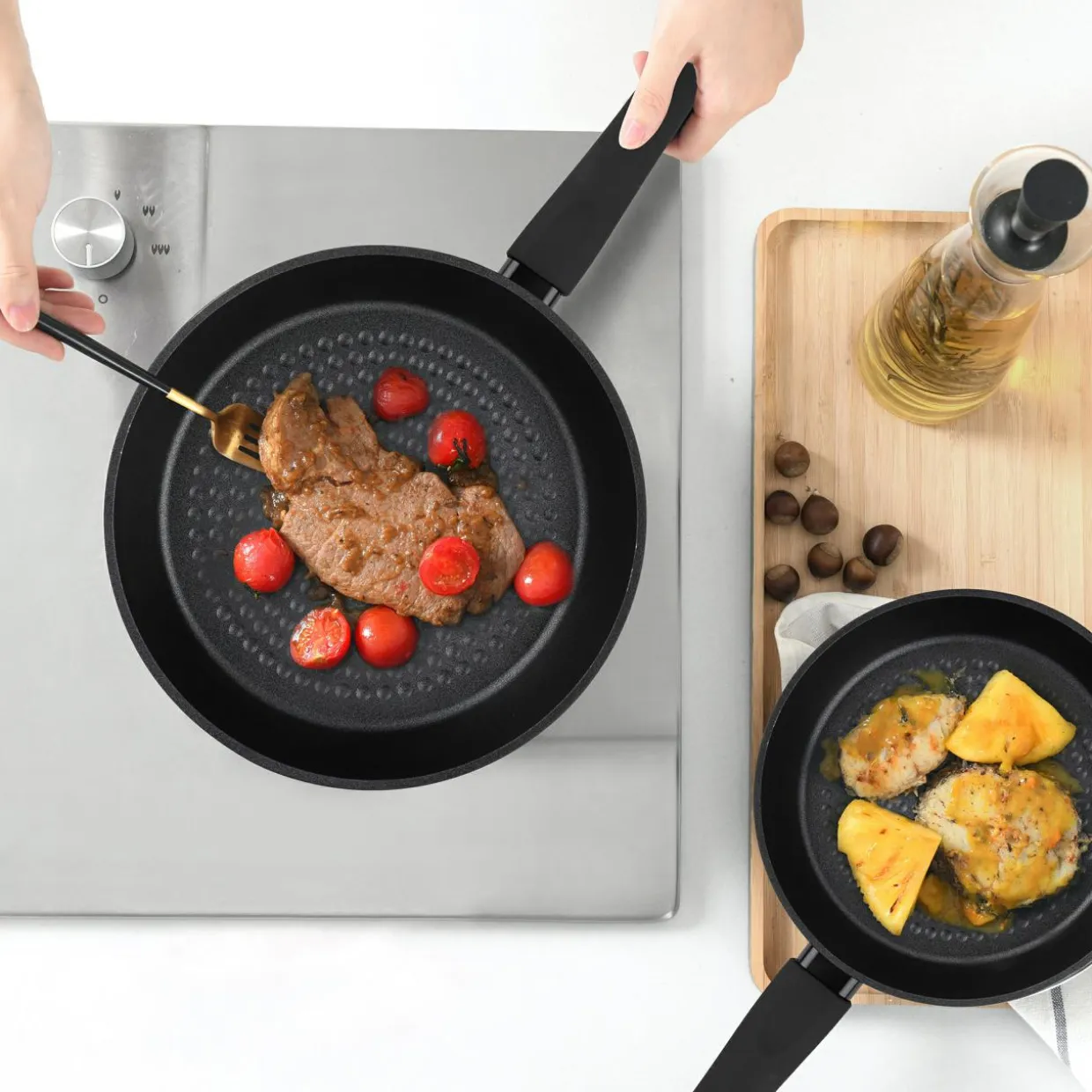 Patelnia na indukcję głęboka STELO 28 cm