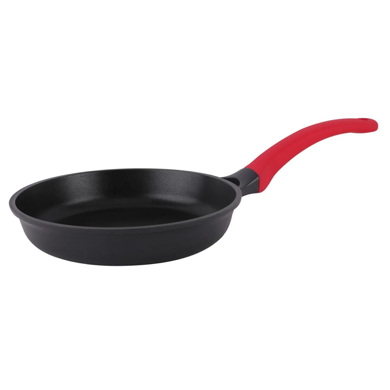 Patelnia na indukcję z czerwoną rączką REVERO 28 cm