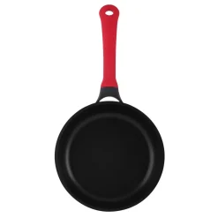 Patelnia na indukcję z czerwoną rączką REVERO 24 cm