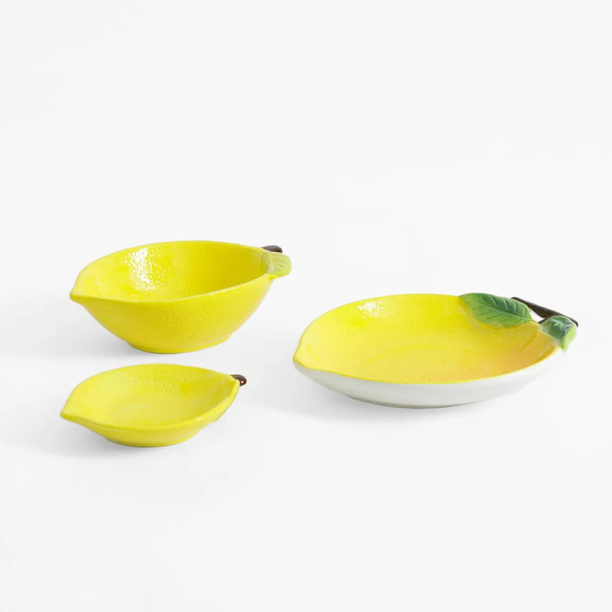 Patera ceramiczna CYTRYNA 25x20 cm