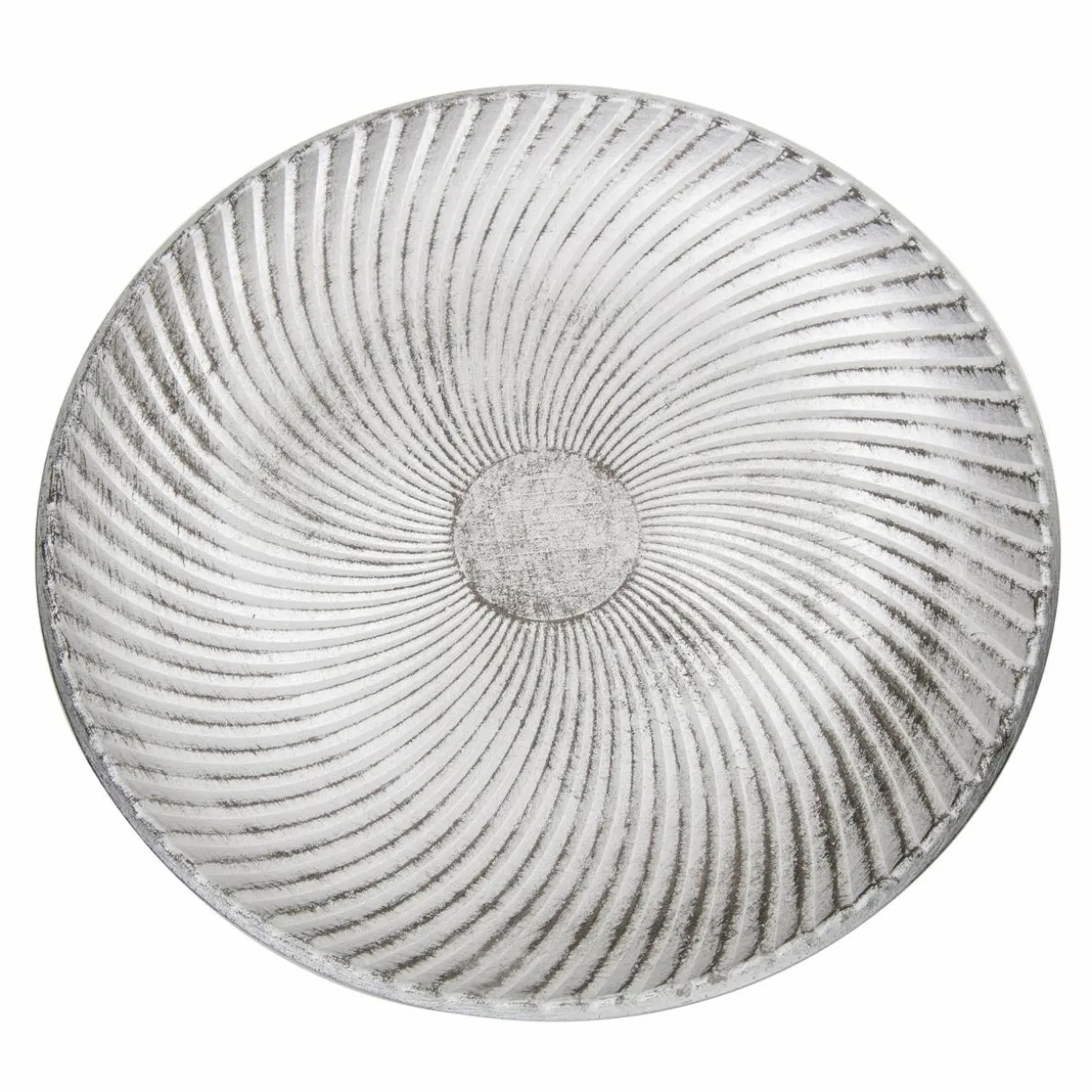 Patera dekoracyjna srebrna 29 cm