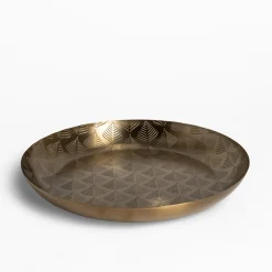 Patera dekoracyjna złota 30 cm