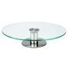 Patera obrotowa szklana 30 cm