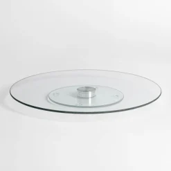 Patera obrotowa szklana 30 cm