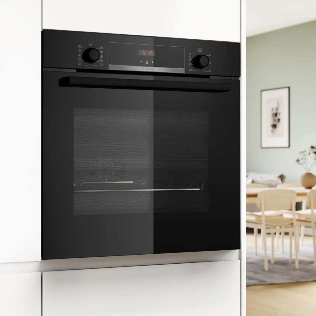 Piekarnik BOSCH seria 4 z czerwonym podświetleniem LED HBA554EB3