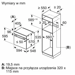 Piekarnik do zabudowy SIEMENS czarny IQ300 HR532GBS3