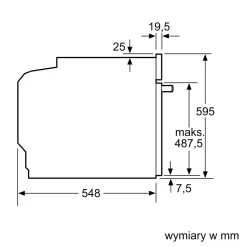 Piekarnik do zabudowy SIEMENS IQ500 czarny HB537GES3
