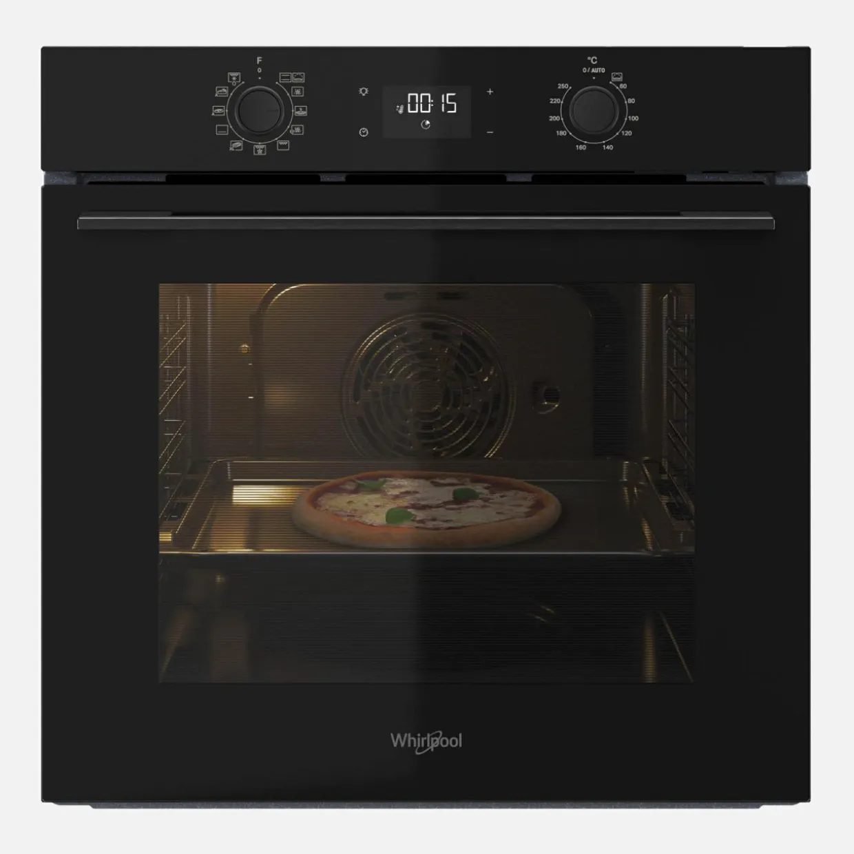 Piekarnik do zabudowy SoftClosing czarny WHIRLPOOL OMK58CU1SB