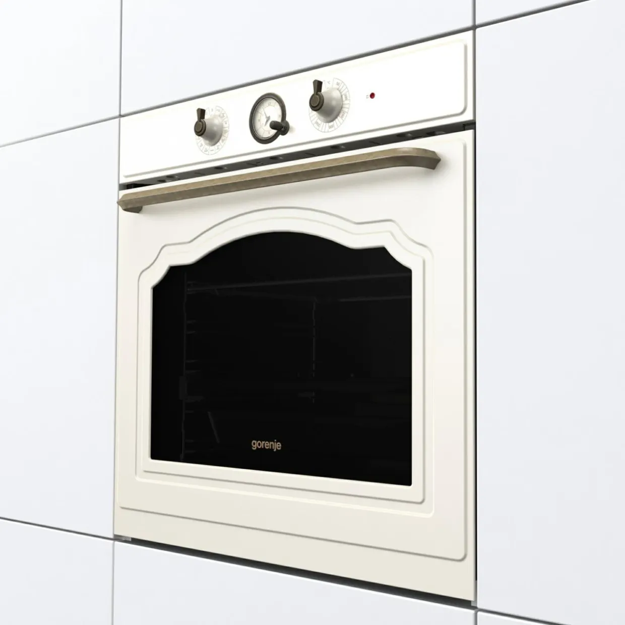 Piekarnik retro CLASSICO kremowy BOS67372CLI
