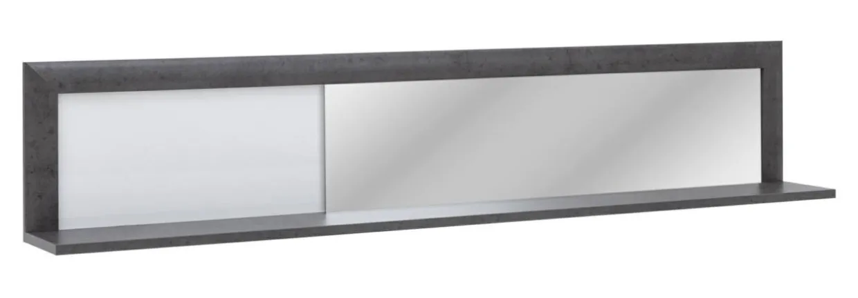 Półka wisząca CANNE NEW CQNB01 z lustrem