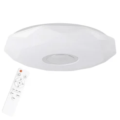 Plafon biały LED 68W DIAMOND 50 cm z pilotem