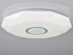 Plafon biały LED 68W DIAMOND 50 cm z pilotem