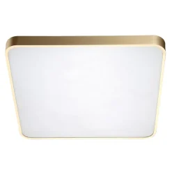 Plafon LED kwadratowy złoty SIERRA 50 cm