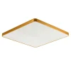 Plafon LED kwadratowy złoty SIERRA 80 cm