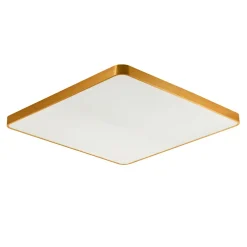 Plafon LED kwadratowy złoty SIERRA 80 cm