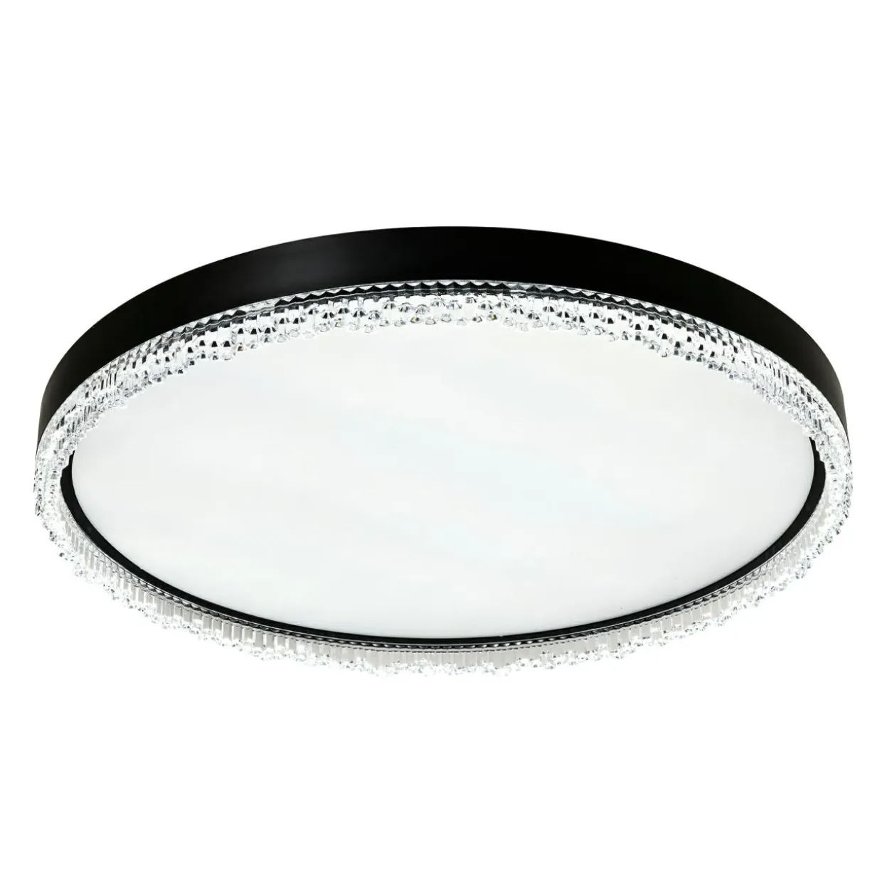 Plafon LED okrągły czarny REGI 60 cm