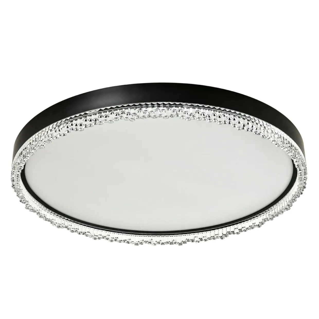 Plafon LED okrągły czarny REGI 60 cm