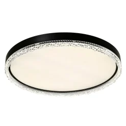 Plafon LED okrągły czarny REGI 60 cm