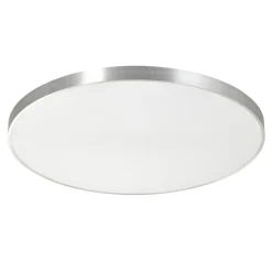 Plafon LED okrągły srebrny SIERRA 80 cm