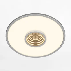 Plafon LED okrągły z efektem głębi chrom TORO