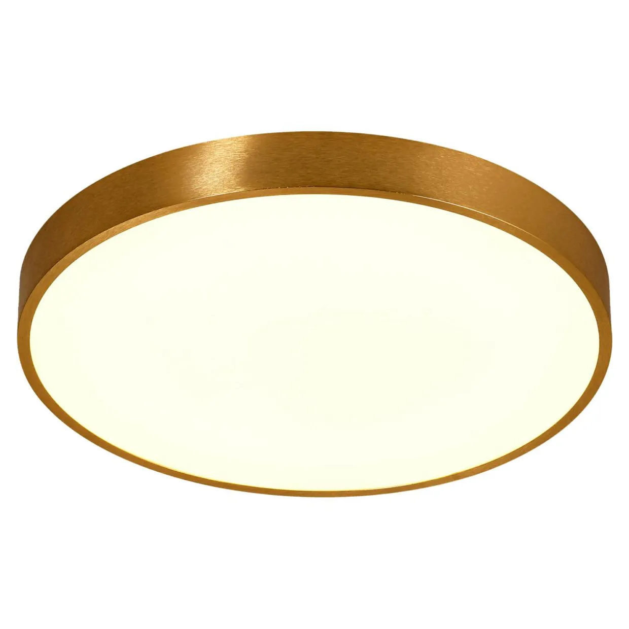 Plafon LED okrągły złoty SIERRA 40 cm