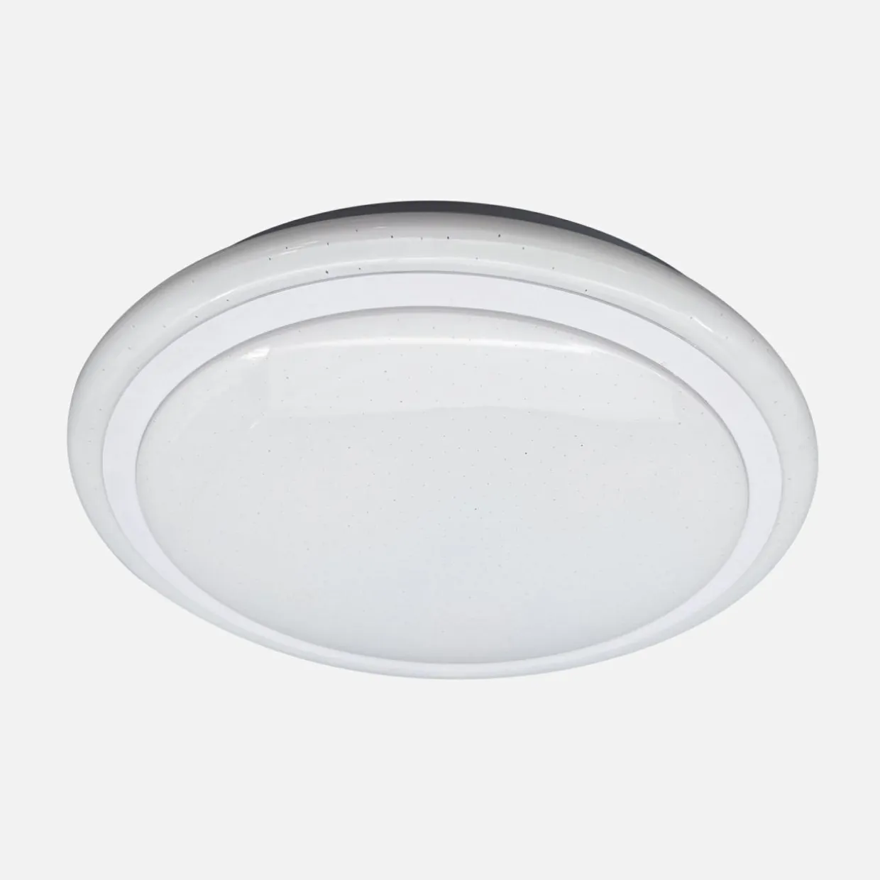 Plafon LED RGB biały ARESO z pilotem 41 cm