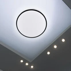 Plafon LED 15W biało-czarny ORBIT 28 cm