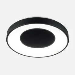 Plafon LED 36W czarny ESPINO z pilotem 49 cm
