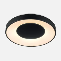 Plafon LED 36W czarny ESPINO z pilotem 49 cm
