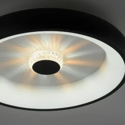 Plafon LED 29W czarny VERTIGO z pilotem fi 46,5 cm