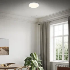 Plafon LED z pilotem biały RUNA 38 cm