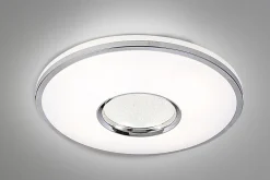 Plafon LED z pilotem biały LEON 50 cm