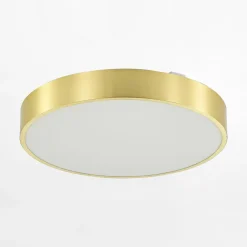 Plafon LED złoty NADI 50 cm z pilotem