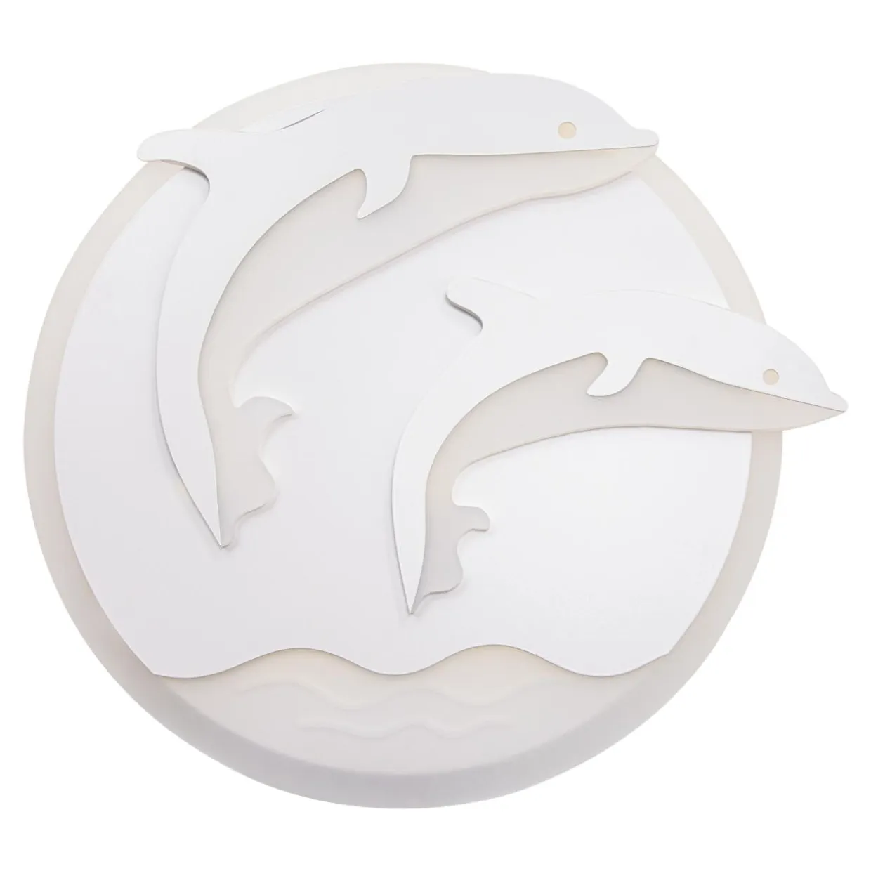 Plafon ozdobny LED DELFINY 48 W P-666/1 z pilotem