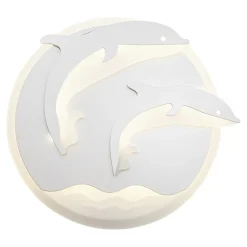 Plafon ozdobny LED DELFINY 48 W P-666/1 z pilotem