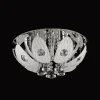 Plafoniera glamour LED chrom fi 40 cm z pilotem
