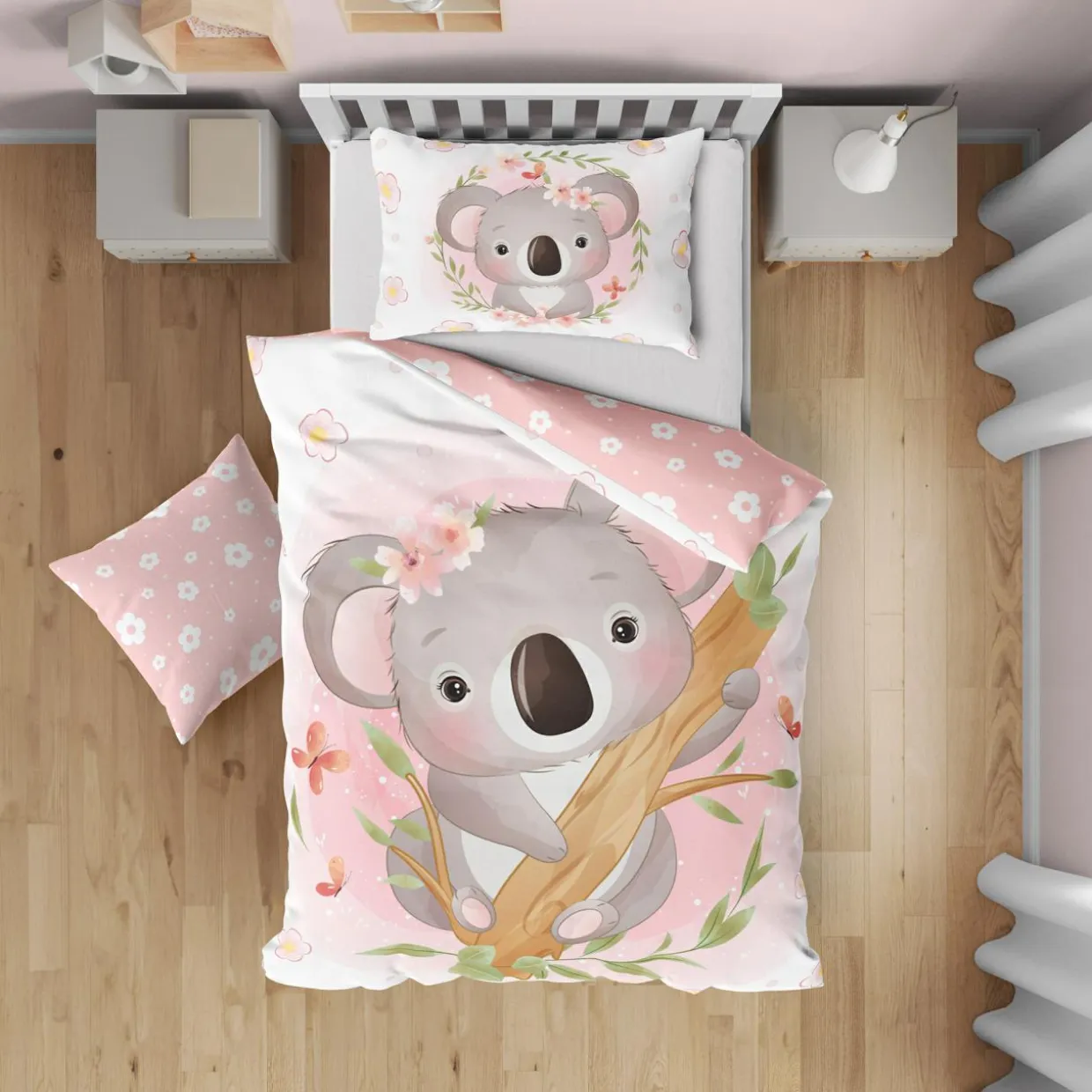 Pościel bawełniana PRZYTULAKI KOALA 100x135 cm