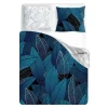 Pościel bawełniana w liście NEW TRENDY 160x200 cm