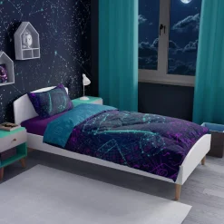 Pościel młodzieżowa NUTY 3D FLUO 160x200 cm