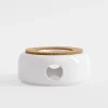Podgrzewacz ceramiczny biały MICA KONIGHOFFER 15x6,9 cm