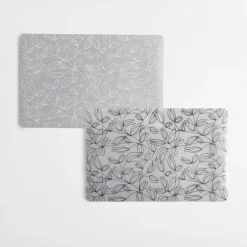Podkładka na stół białe kwiaty 43,5x28,5 cm