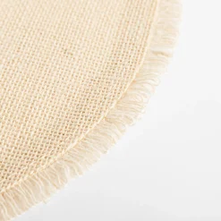 Podkładka na stół boho beżowa 38 cm
