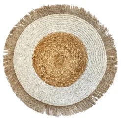 Podkładka na stół boho biała 36 cm